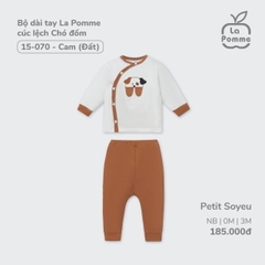 Bộ Dài Tay La Pomme Cúc Lệch Chó Đốm 15070