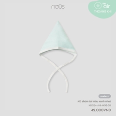 Mũ trùm tai màu xanh nhạt