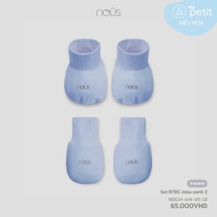 Set Bao Tay Bao Chân Màu Xanh NU2129