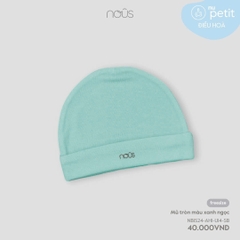 Mũ tròn màu xanh ngọc