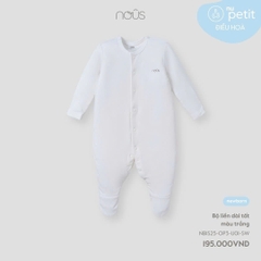 Bộ Liền Dài Tất Màu Trắng NU2341