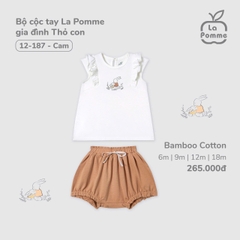 Bộ Cộc Tay La Pomme Gia Đình Thỏ Con 12187