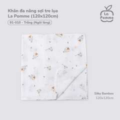 Khăn đa năng sợi tre lụa (120x120cm)