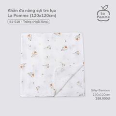 Khăn Đa Năng Sợi Tre Lụa 91010