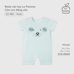 Body cộc tay La Pomme Cún con phối màu 22063