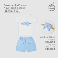 Bộ cộc tay La Pomme Người bạn bò ngang
