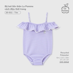 Bộ bơi liền thân La Pomme cách điệu thời trang