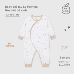 Body dài tay La Pomme Họa tiết bé xinh 23266