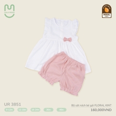 Bộ Sát Nách Bé Gái Floral Knit UR 3851