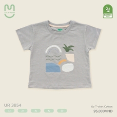 Áo thun T-shirt cotton Uala họa tiết mùa hè UR3854