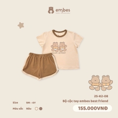 Bộ cộc tay Embes Best Friend 25-K2-08