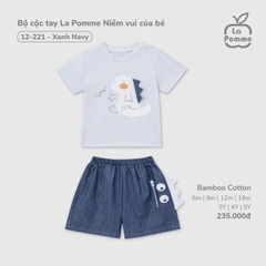 Bộ cộc tay La Pomme Niềm vui của bé