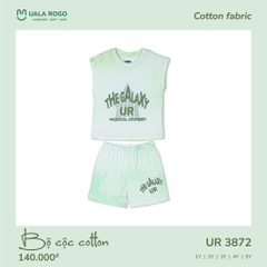 Bộ cộc cotton Uala in họa tiết galaxy UR3872