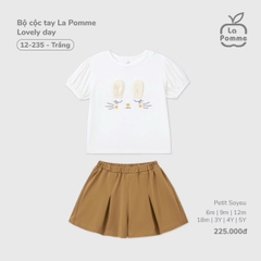 Bộ Cộc Tay La Pomme Lovely Day 12235