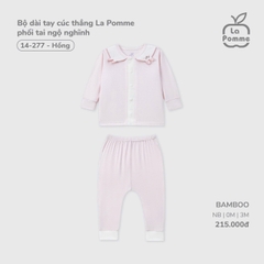 Bộ dài tay cúc thẳng La Pomme phối tai ngộ nghĩnh 14277