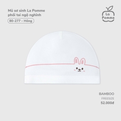 Mũ sơ sinh La Pomme phối tai ngộ nghĩnh 80277