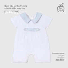 Body cộc tay La Pomme cổ cách điệu baby joy