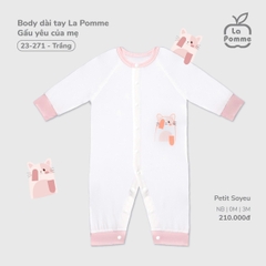 Body dài tay La Pomme Gấu yêu của mẹ 23271