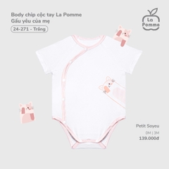Body chip cộc tay La Pomme Gấu yêu của mẹ