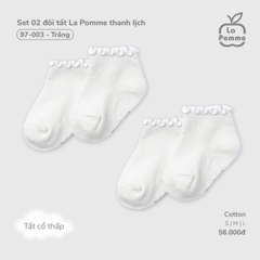 Set 02 đôi tất La Pomme thanh lịch 97003