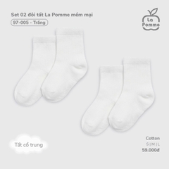 Set 02 đôi tất La Pomme mềm mại 97005