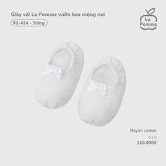 Giày vải La Pomme vườn hoa mộng mơ