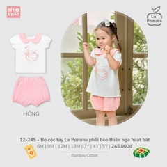 Bộ cộc tay La Pomme phối bèo thiên nga hoạt bát