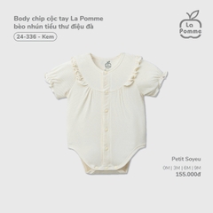 Body chip cộc tay La Pomme bèo nhún tiểu thư điệu đà