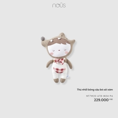 Thú nhồi bông cậu bé sói xám