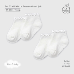 Set 02 đôi tất La Pomme thanh lịch