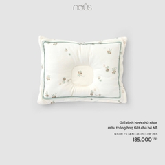 Gối định hình chữ nhật màu trắng họa tiết chú hề