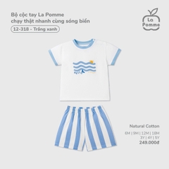 Bộ cộc tay La Pomme chạy thật nhanh cùng sóng biển