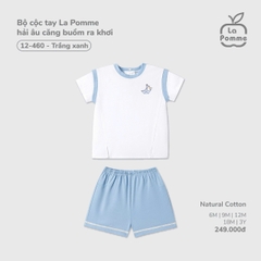 Bộ cộc tay La Pomme hải âu căng buồm ra khơi