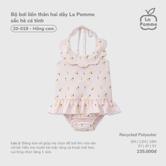 Bộ bơi liền thân hai dây La Pomme sắc hè cá tính