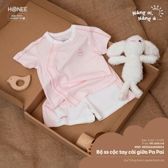 Bộ sơ sinh cộc tay cài chéo Pa Pai 8935344808994