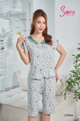 Bộ sunfly quần ngố áo cộc ST8968
