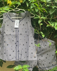 Bộ Sweet thô áo sát nách q.đùi S24-711