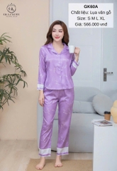 Bộ GK lụa vân gỗ - GK60A