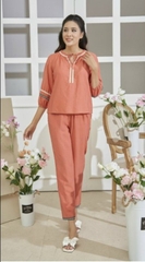 Bộ Sunfly Linen QD, tay lỡ ST9084