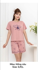 Bộ Sun fly cotton Q đùi  - ST9266