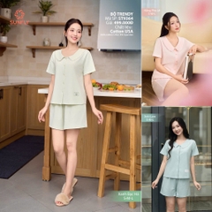 Bộ Sunfly cotton cộc - ST9364