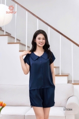 Bộ Sunfly lụa Pizama QĐ - ST9384