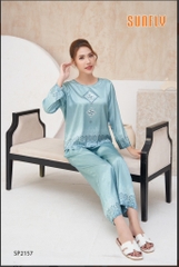 Bộ sunfly LỤA GẤM -QD tay lỡ -Sp2157