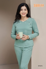 Bộ Sunfly cotton quần dài SP2076