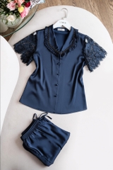 Bộ LYTRENDY lụa áo cộc quần dài BN328