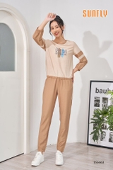 Bộ Sunfly  Thể thao- thô linen- QD áo tay dài SS5663