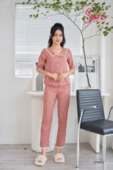 Bộ Sunfly pijamas kate áo tay lỡ quần dài ST8902