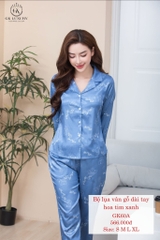 Bộ GK lụa vân gỗ - GK60A