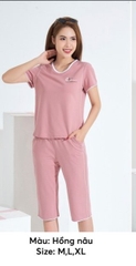 Bộ cotton áo cộc quần ngố-ss 5754