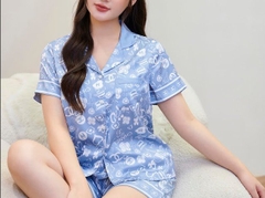 Bộ GK Lụa Chanel , Qđùi ,tay cộc -GK 160
